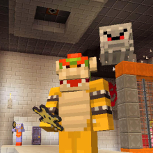 Explore the 'Super Mario' world of 'Minecraft: Wii U Edition'