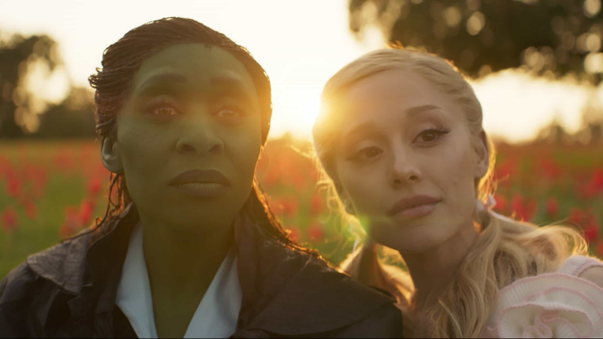 Cynthia Erivo and Ariana Grande in "Wicked"