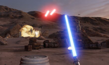 Swinging a 'Star Wars' lightsaber in VR feels amazing