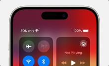Emergency SOS icon on an iPhone