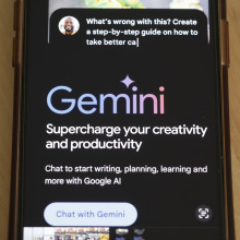 Google Gemini on Apple iPhone