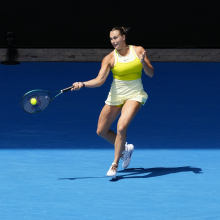  Aryna Sabalenka in action