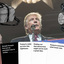 Escape Donald Trump's America with Cards Against Humanity's bug-out bag