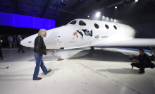 Virgin Galactic rolls out 'Unity,' its first new space plane since 2014 crash