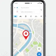 A screenshot of Google Maps.