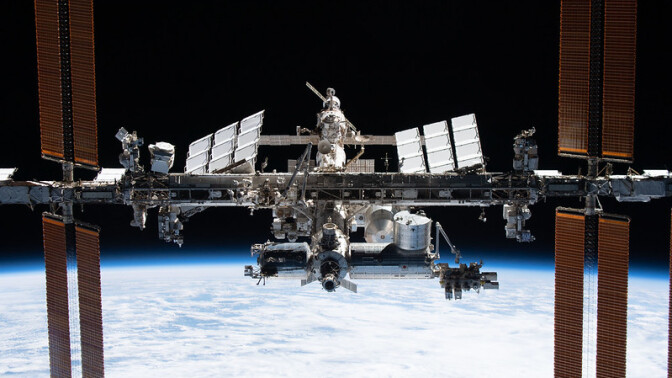 A space view of the International Space Station