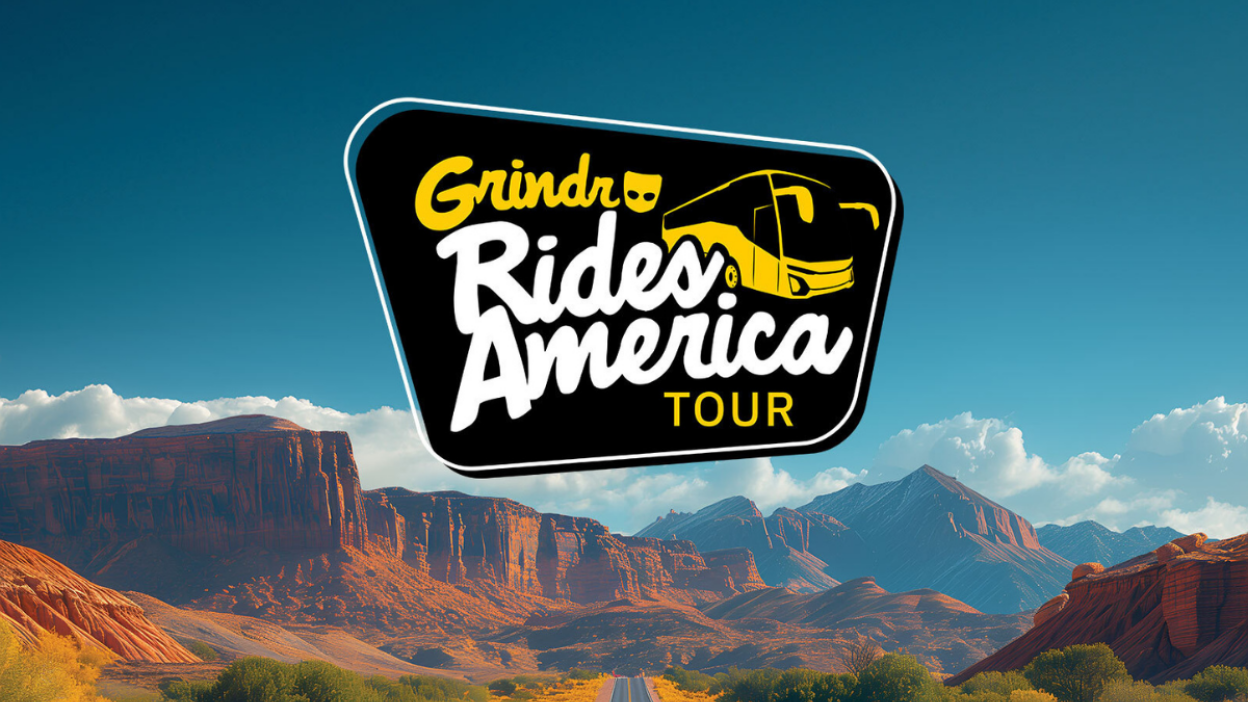 Grindr Rides America Tour logo 