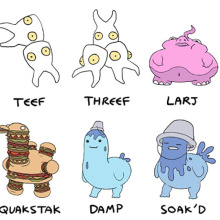 Cartoonist unveils 30 hilariously inventive new Pokémon designs