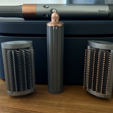 dyson airwrap case with five attachments