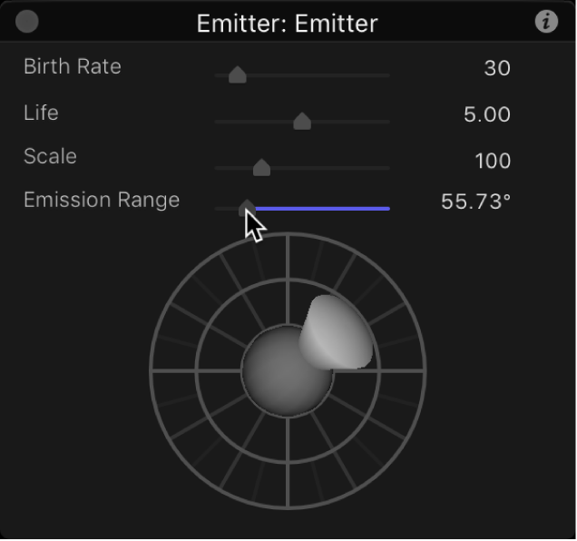 Pantalla semitransparente y control de emisiones 3D con intervalo de emisión reducido