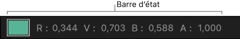 Barre d’état