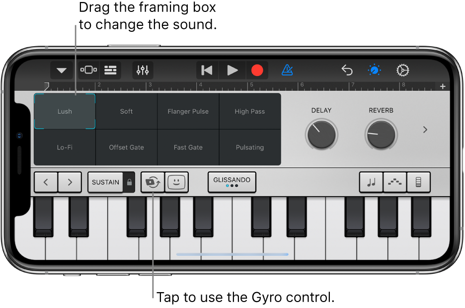 Keyboard Touch Instrument