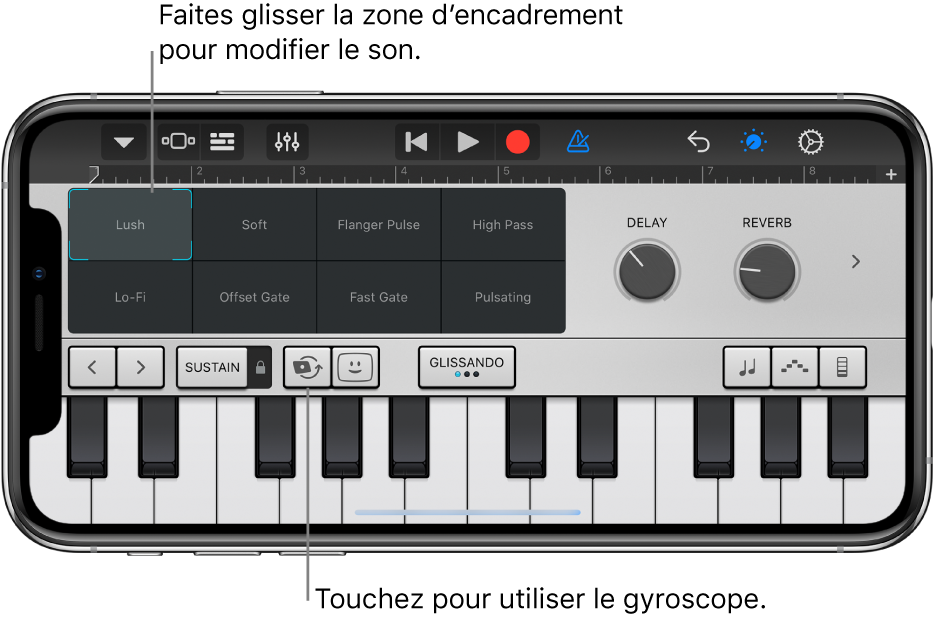 Instrument tactile Clavier