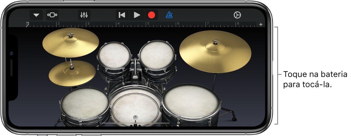 Instrumento Touch Bateria