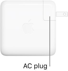 The 61W or 87W USB-C Power Adapter.