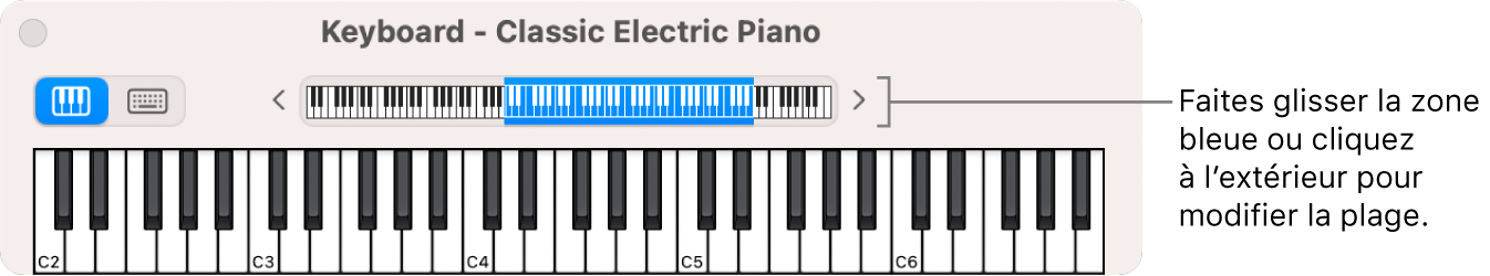 Clavier à l’écran.