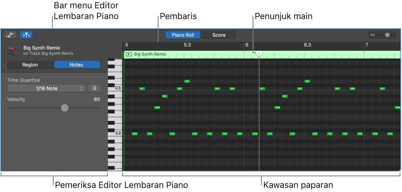 Editor Lembaran Piano.