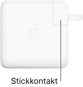 USB-C-strömadaptern på 61 W eller 96 W.