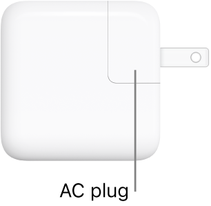 L’adaptateur secteur USB-C 30 W.