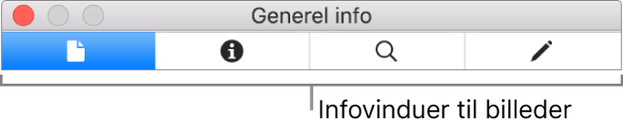 Infovinduerne til billeder.