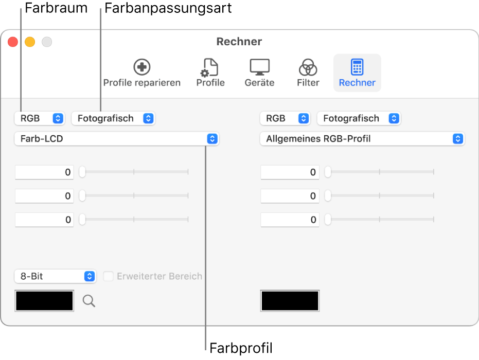 Der Farbrechner