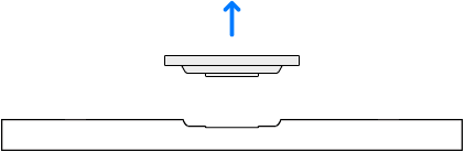 En adapter tas bort från Pro Display XDR.