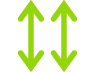 Symbol for bevægelsen rul med to fingre