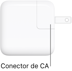 El adaptador de corriente USB-C de 30 W.