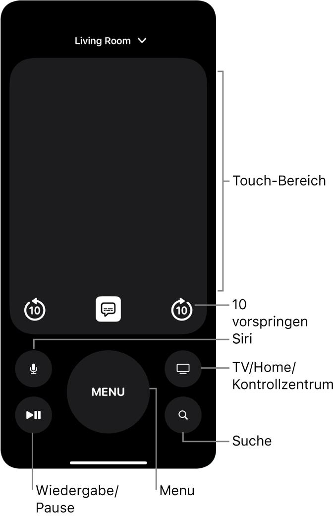 App „Apple TV Remote“