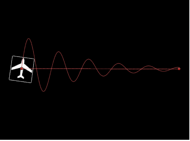 Canvas showing effect of damping parameter