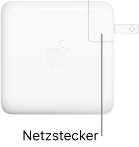 Das 61W- oder 96W-USB-C-Netzteil.