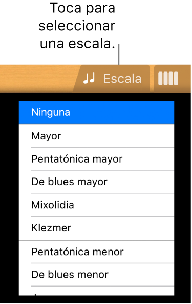 Botón "Escala de Guitarra"