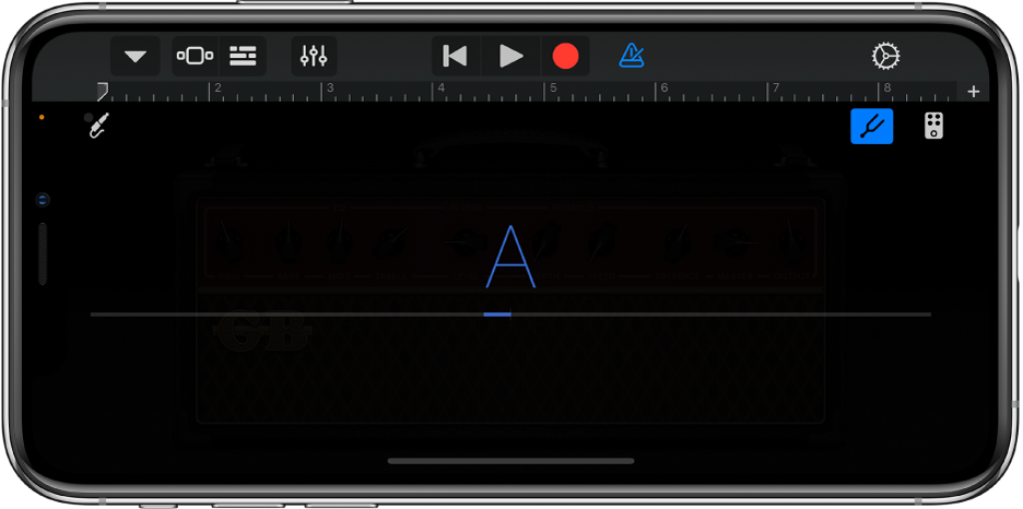 Guitar Ampのチューナー