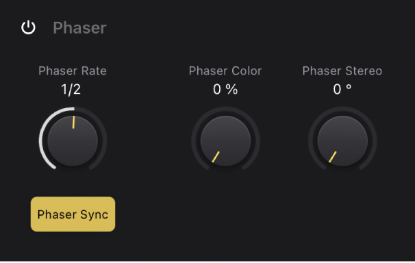 Abbildung. Vintage-E-Piano Phaser-Parameter