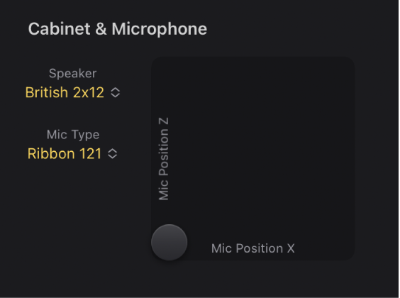 Figure. Microphone parameters.