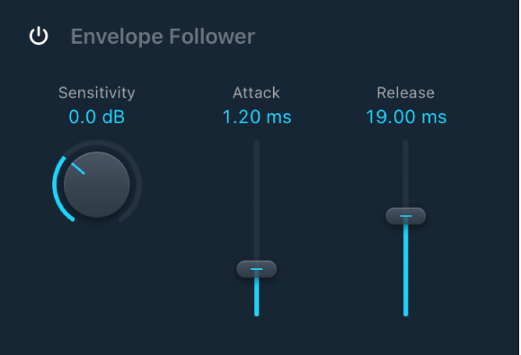 Figure. Ringshifter Envelope Follower controls.