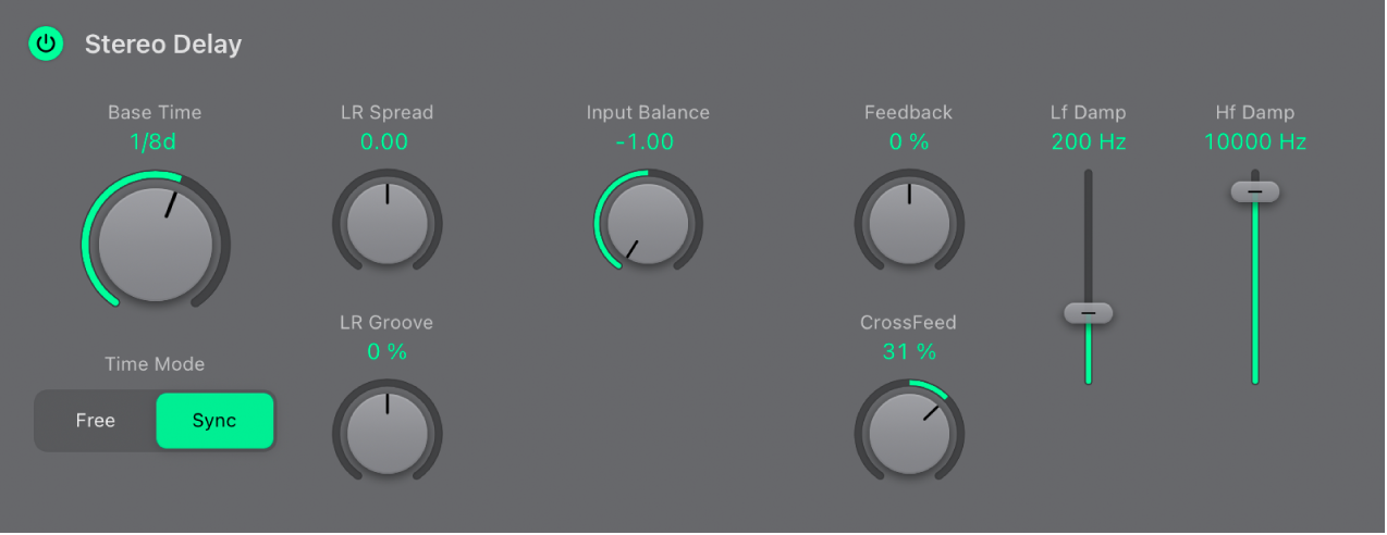 Figure. Delay parameters.