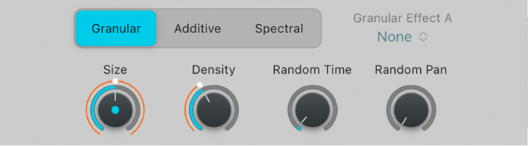 Figure. Sample Alchemy synthesis modes.