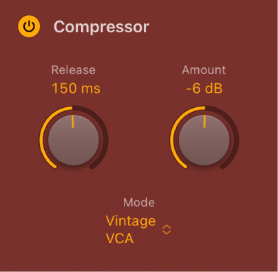 Ilustración. Parámetros de Compressor de Phat FX.