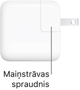 30 W USB-C strāvas adapteris.