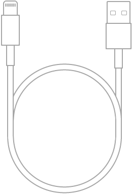 Кабель Lightning — USB.