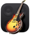 het symbool van de GarageBand-app