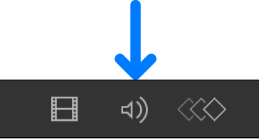 Bouton Afficher l’audio dans la barre d’outils de synchronisation