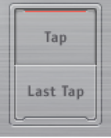 Das Tap-Pad von Delay Designer