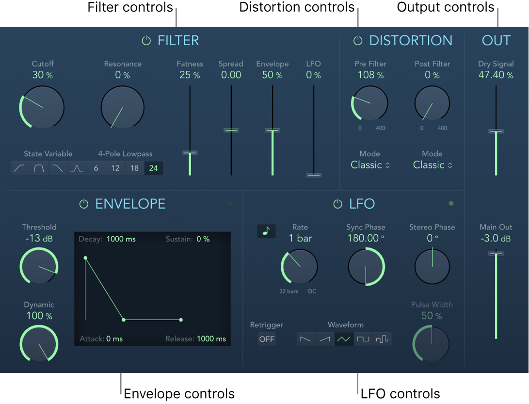 The AutoFilter window, showing the main interface areas.