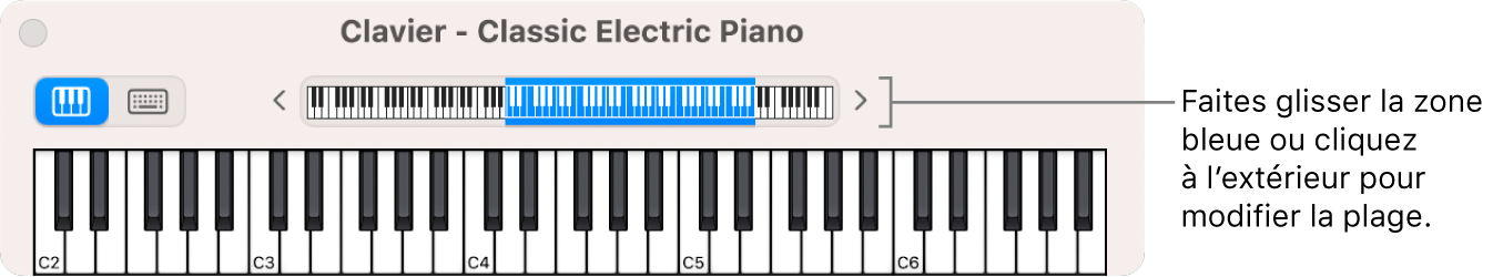 Clavier à l’écran.