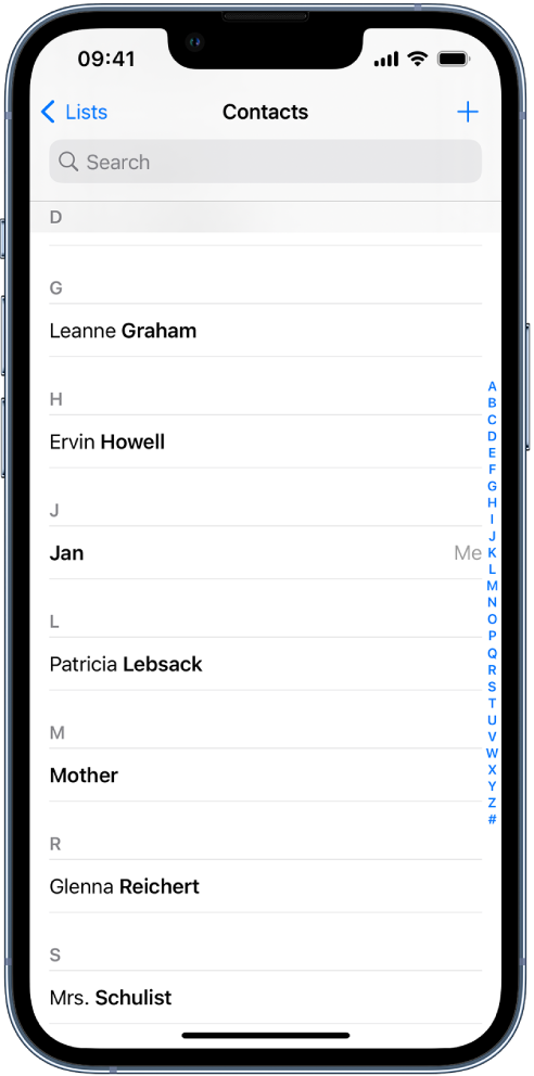 The result of a shortcut showing multiple contacts being added.