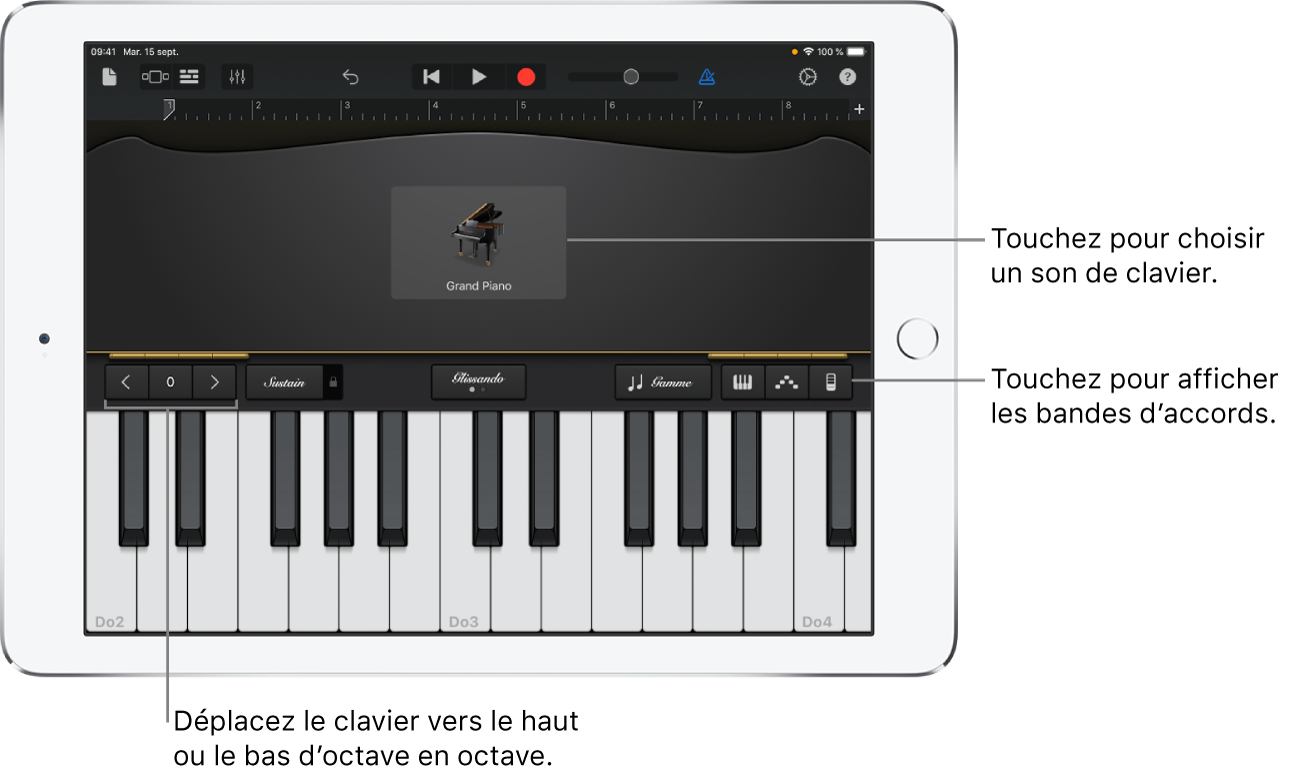 Instrument tactile Clavier