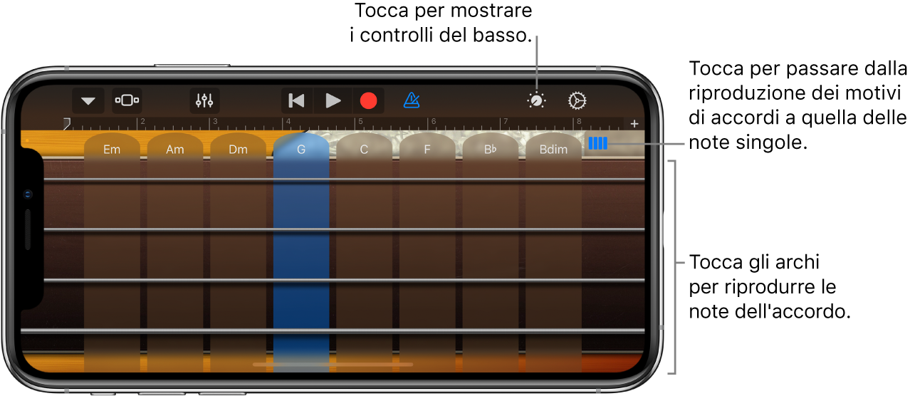 Strumento Touch Basso