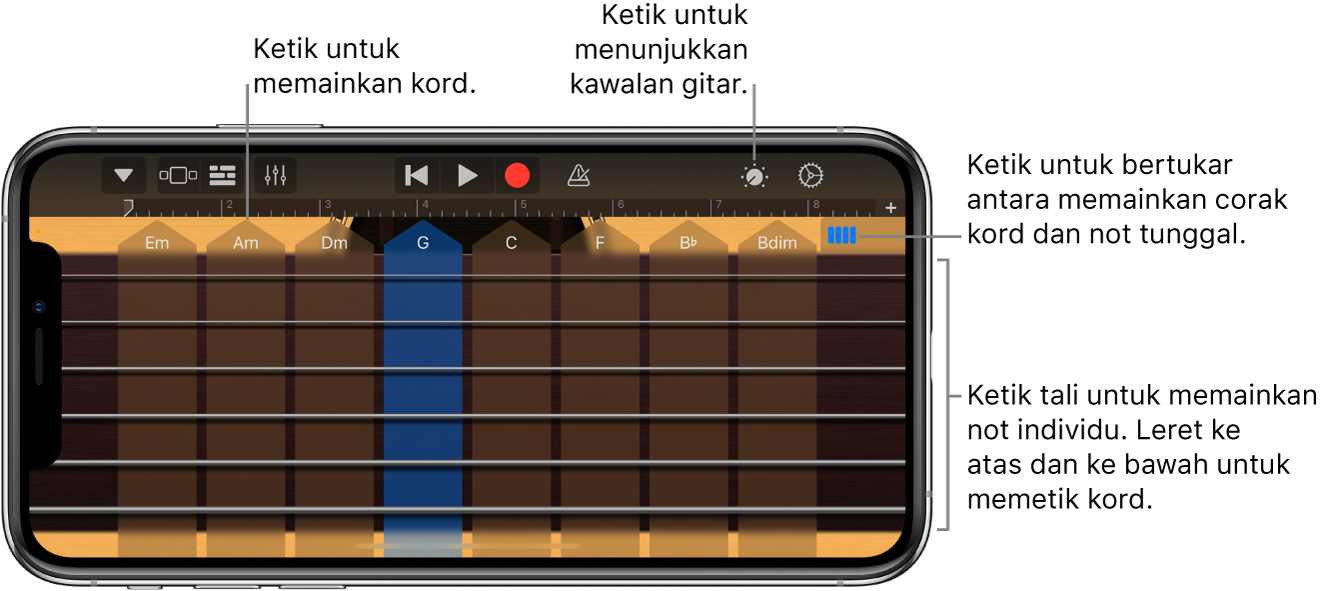 Instrumen Sentuh Gitar